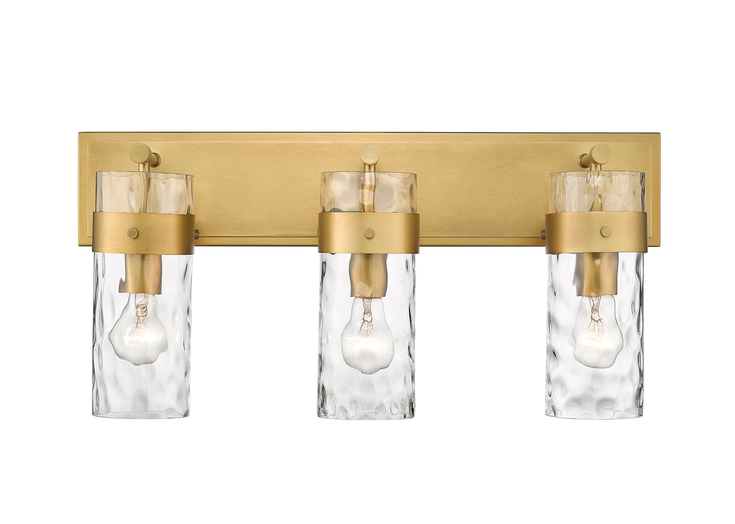 3035-3V-RB - Fontaine 3 Light 24" Vanity - Rubbed Brass