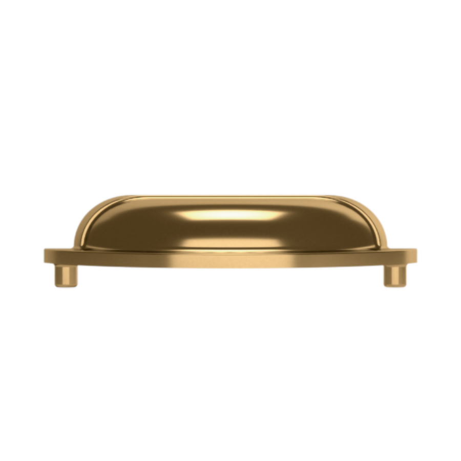 4424003 - 4" Centers - Cup Pull - Polished Brass