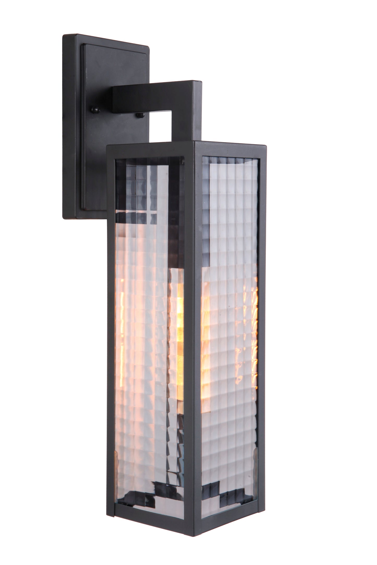 Z4524-MN-SC - Deka 1 Light 20" High Outdoor Wall Lantern - Midnight