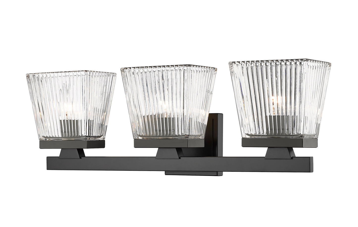 1936-3V-MB - Astor 3 Light 23" Vanity - Matte Black