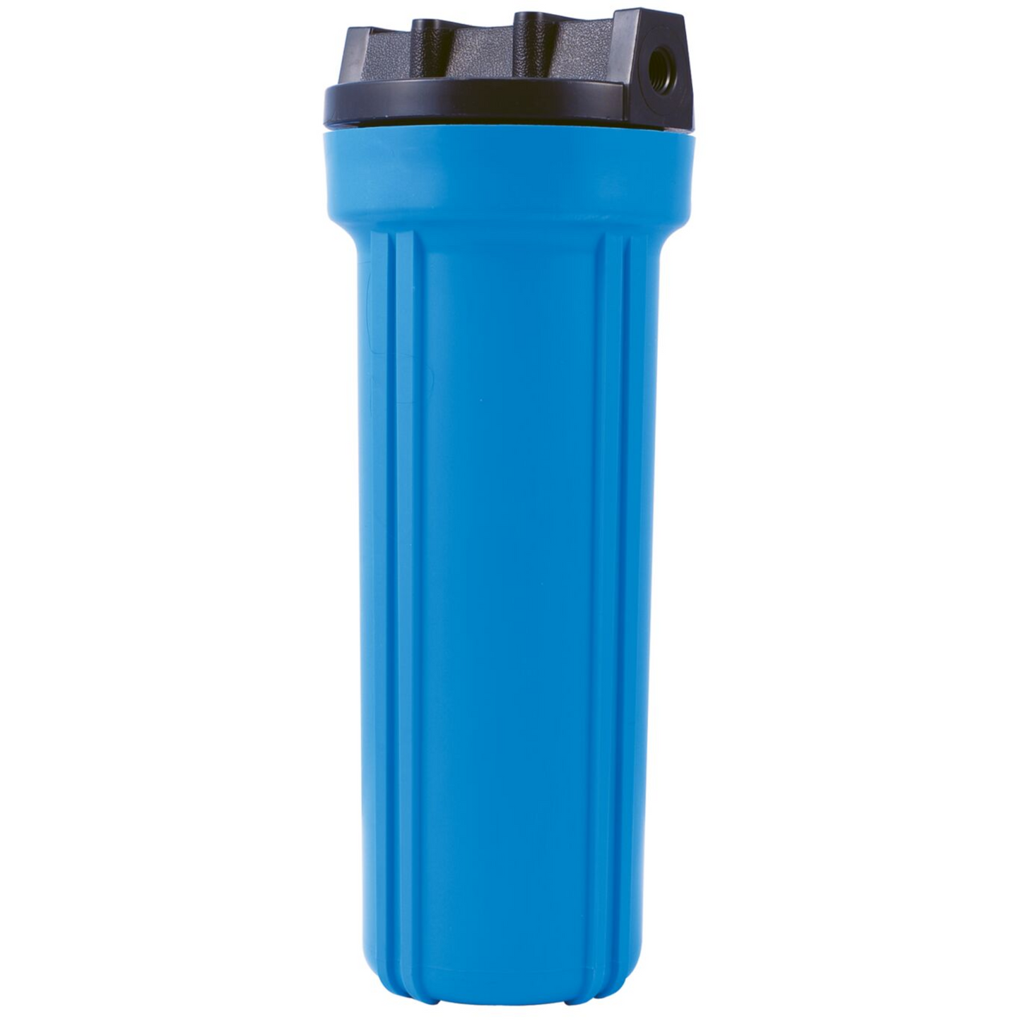 7100279 - 10” Blue Residential Housing with Black Cap - 1/2” Inlet, Housing Only