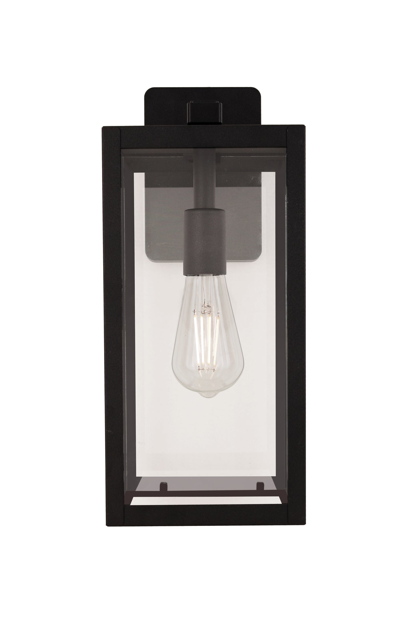 ZA7114-TB - Harris 1 Light 16" High Outdoor Wall Lantern - Textured Black