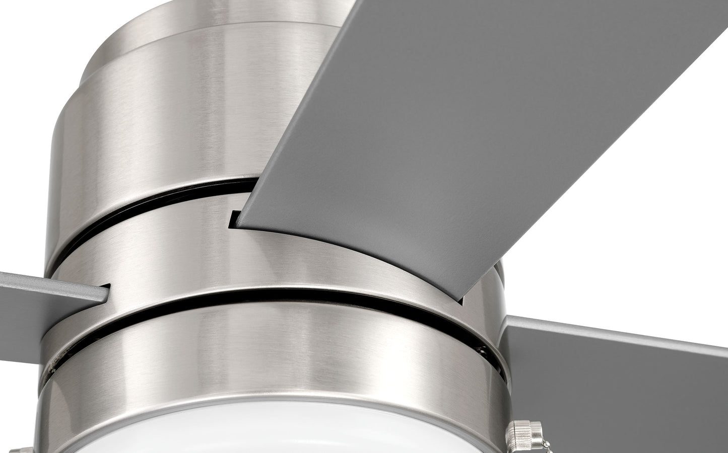 MCY52BNK4-PC - McCoy 52 4 Blade with Pull Chains 52" 4 Blade Ceiling Fan with Light Kit - Brushed Nickel