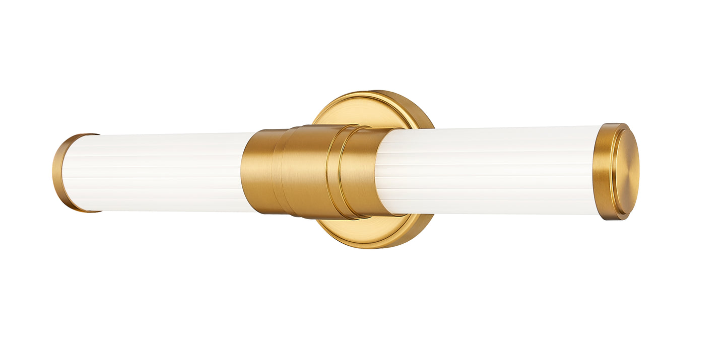 1020-18W-MGLD-LED - Warwick 1 Light 18" Vanity - Modern Gold