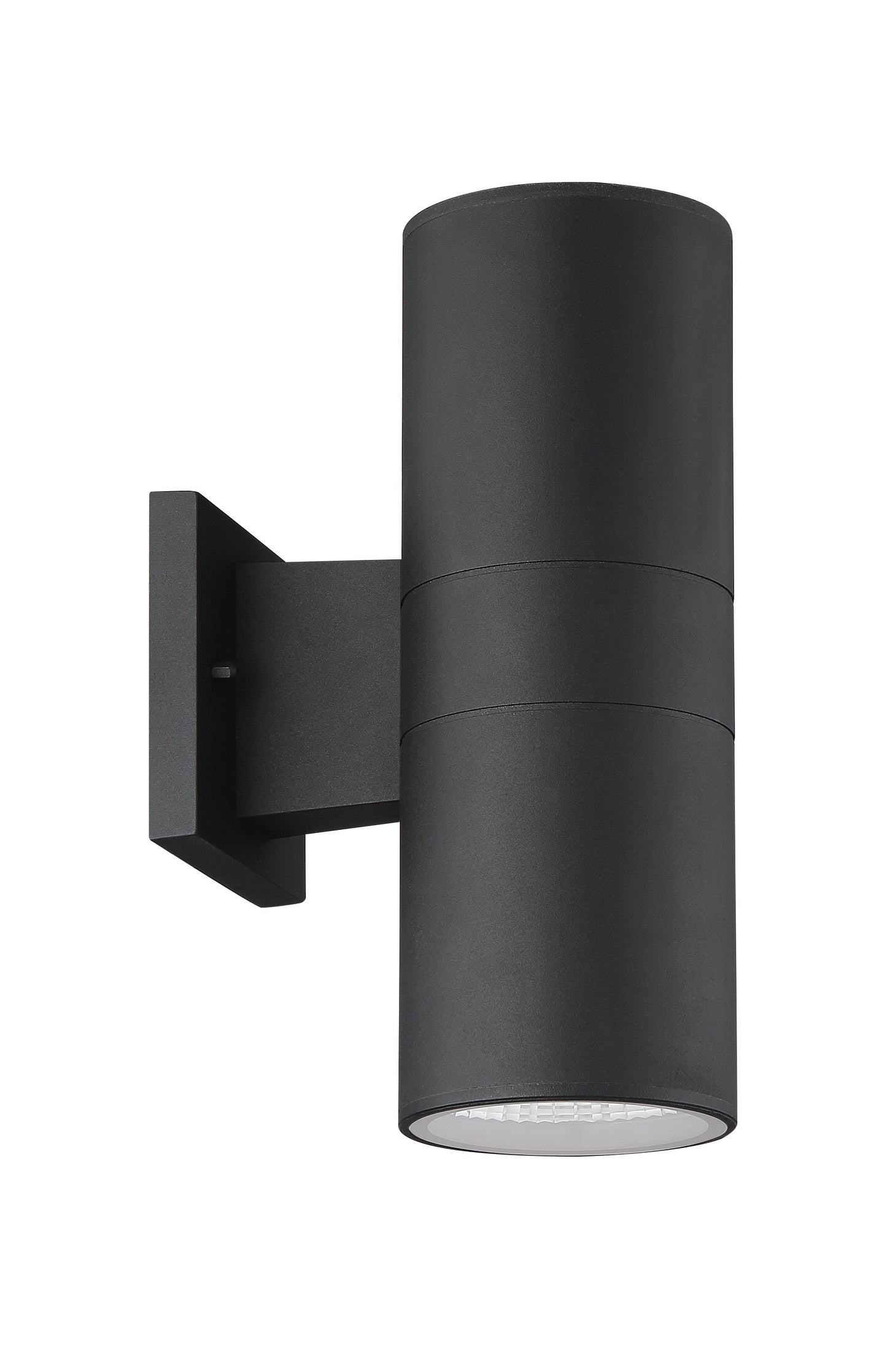 ZA2120-TB-LED - Pillar 2 Light 11.88" High Outdoor Wall Lantern - Textured Black