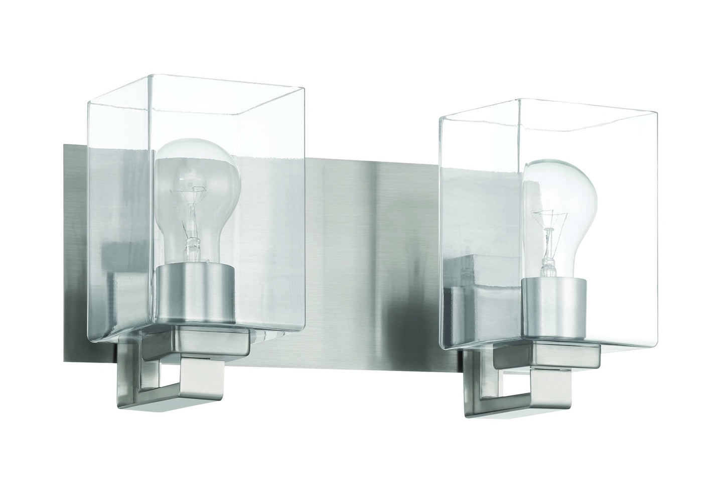 18514BNK2 - McClane 2 Light 14" Wide Vanity Light - Brushed Nickel