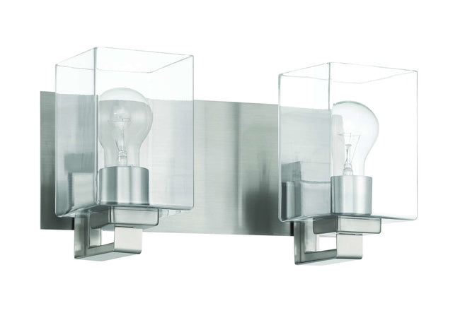 18514BNK2 - McClane 2 Light 14" Wide Vanity Light - Brushed Nickel