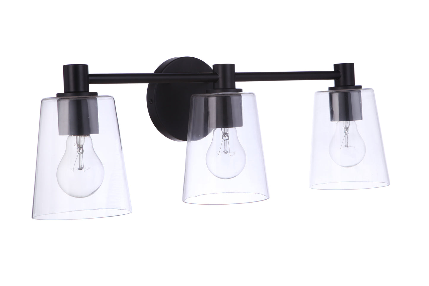 12623FB3 - Emilio 3 Light 23" Wide Vanity Light - Flat Black