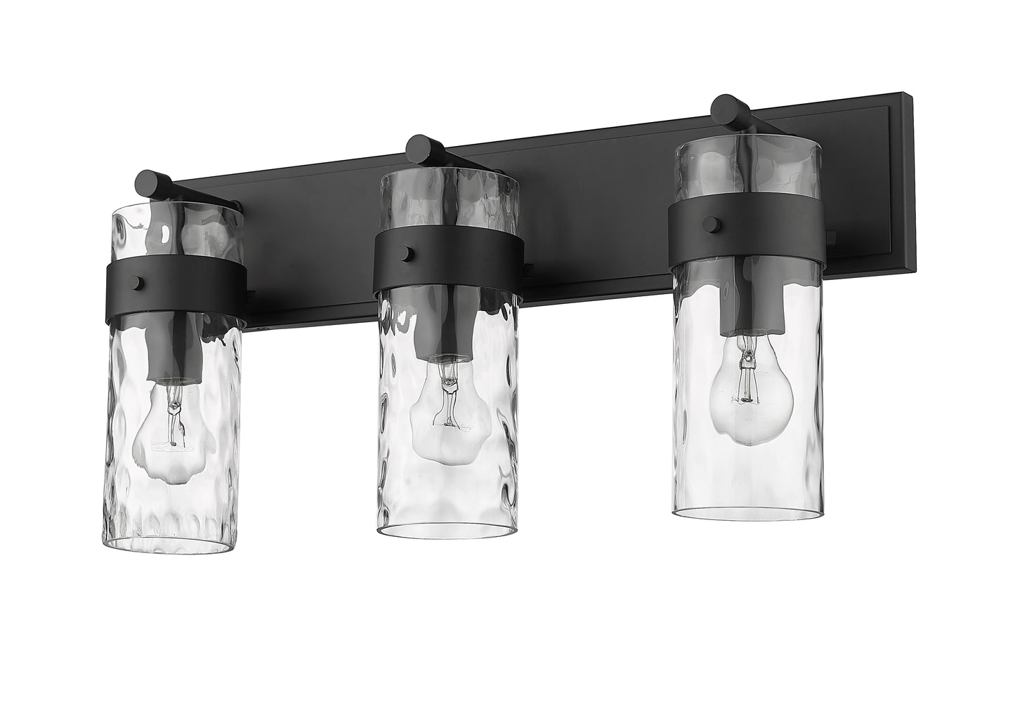 3035-3V-MB - Fontaine 3 Light 24" Vanity - Matte Black