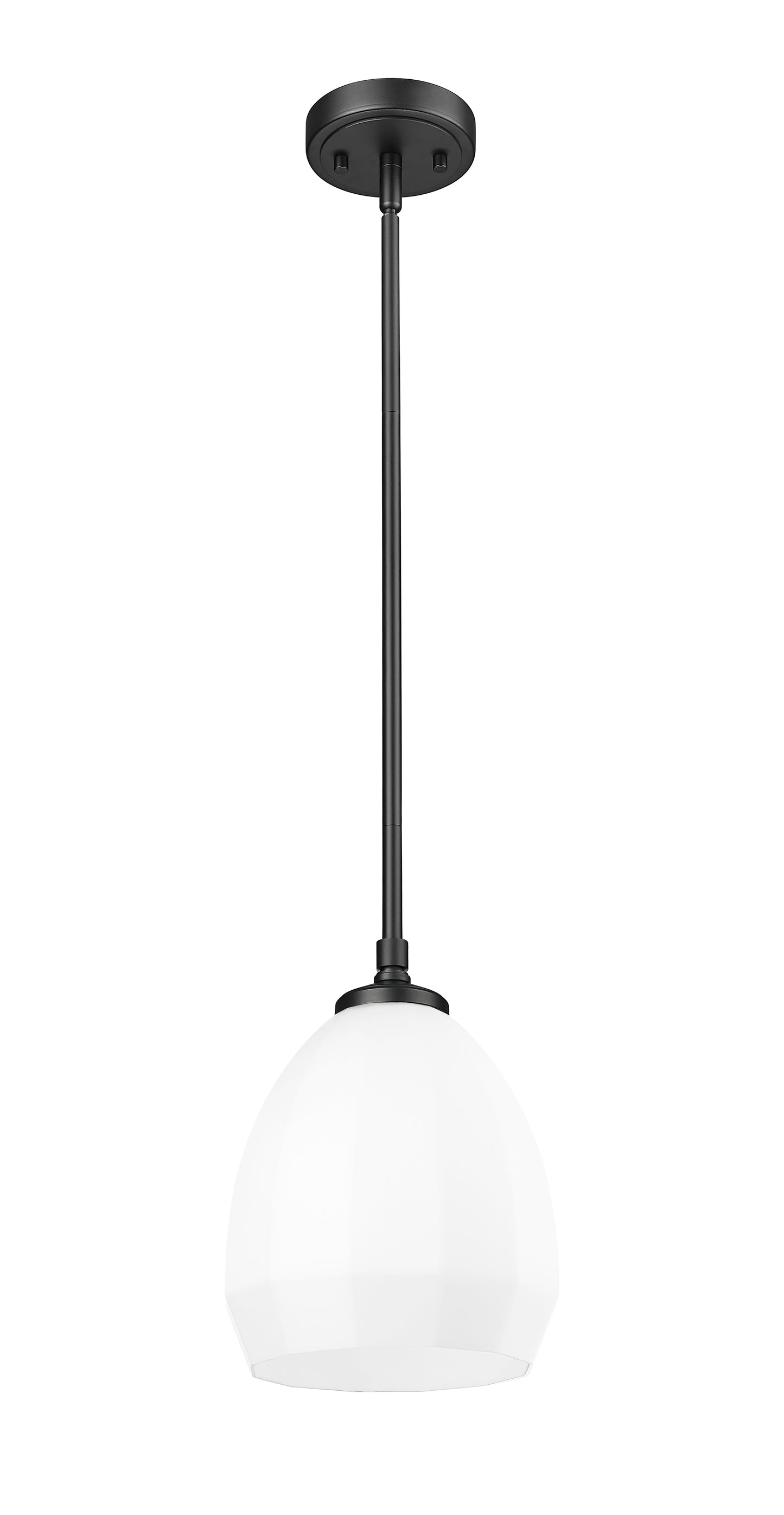 7004P8-MB - Oren 1 Light 8" Pendant - Matte Black