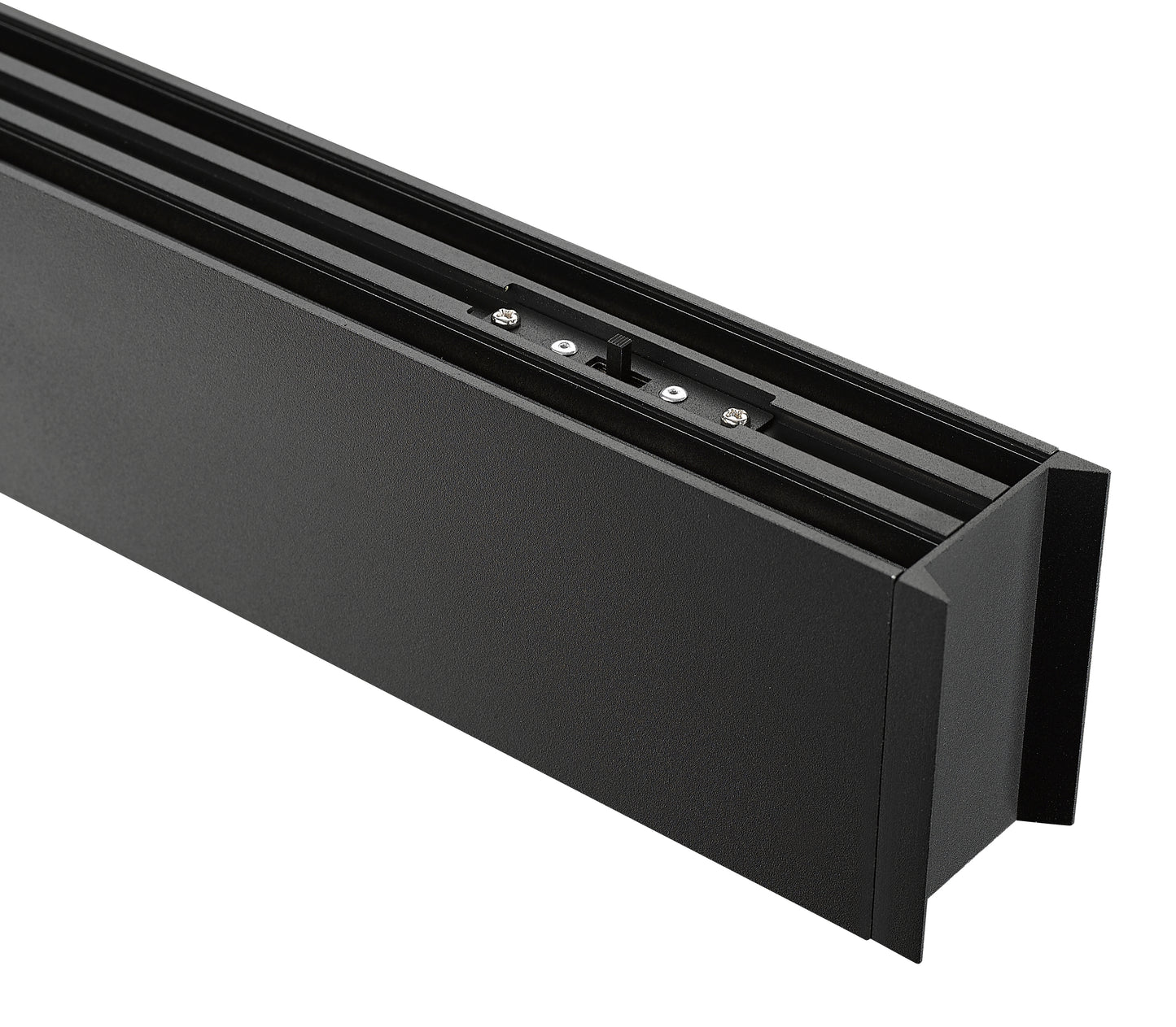 1016-45L-MB-LED - Hudson 1 Light Linear 45" Chandelier - Matte Black