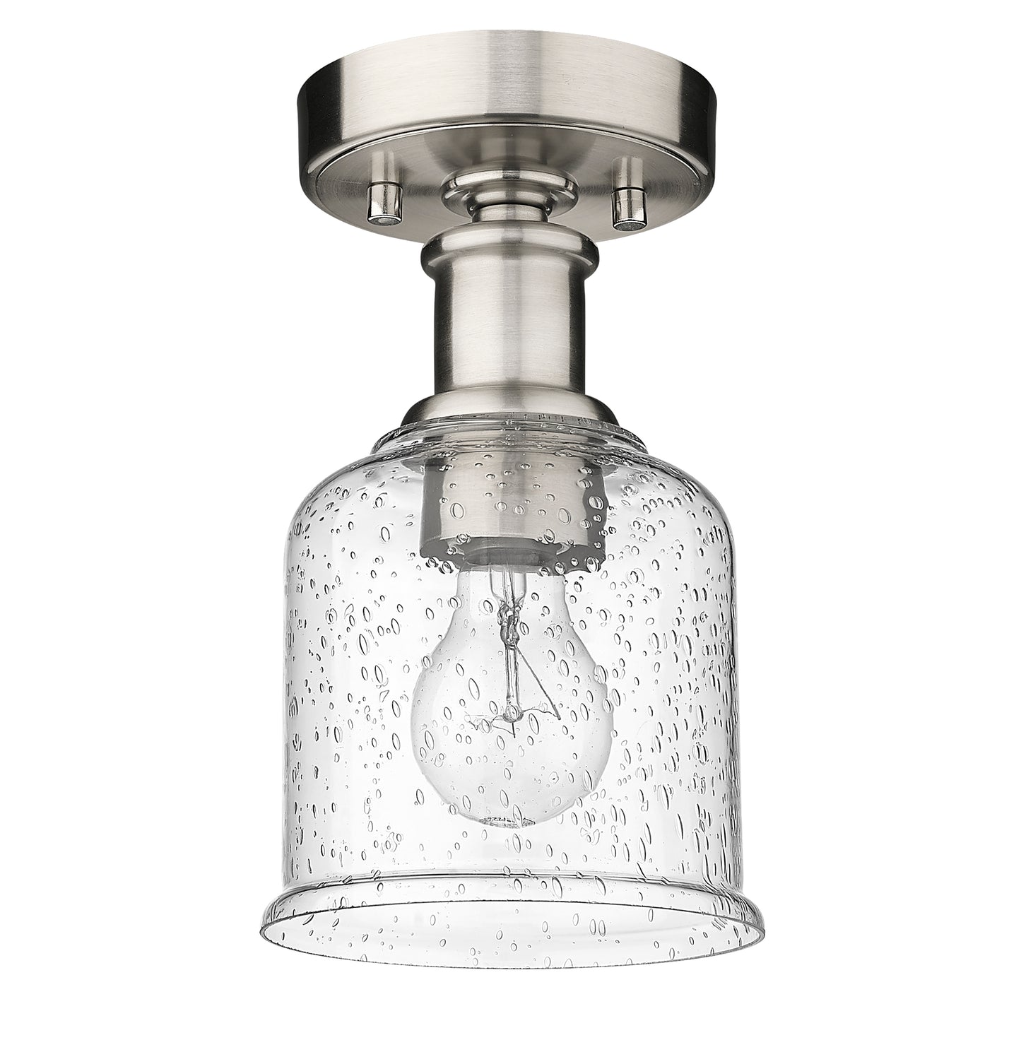 734F1-BN - Bryant 1 Light Flush 6" Mount - Brushed Nickel