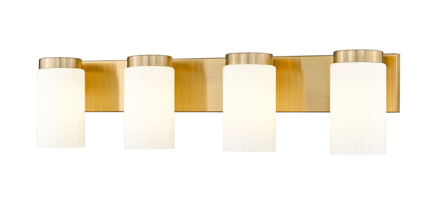 746-4V-LG - Burk 4 Light 30" Vanity - Luxe Gold