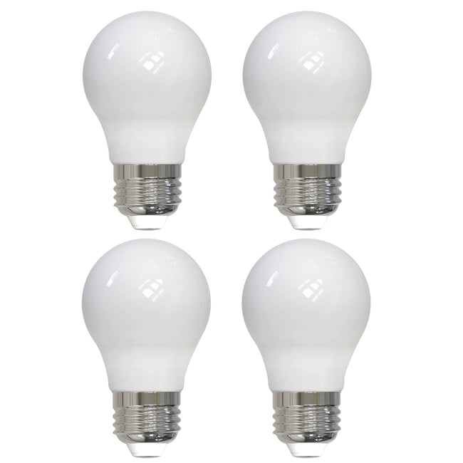 776831 - Filaments Dimmable A15 Milky Glass Medium Base - 7 Watt - 2700K - 4 Pack