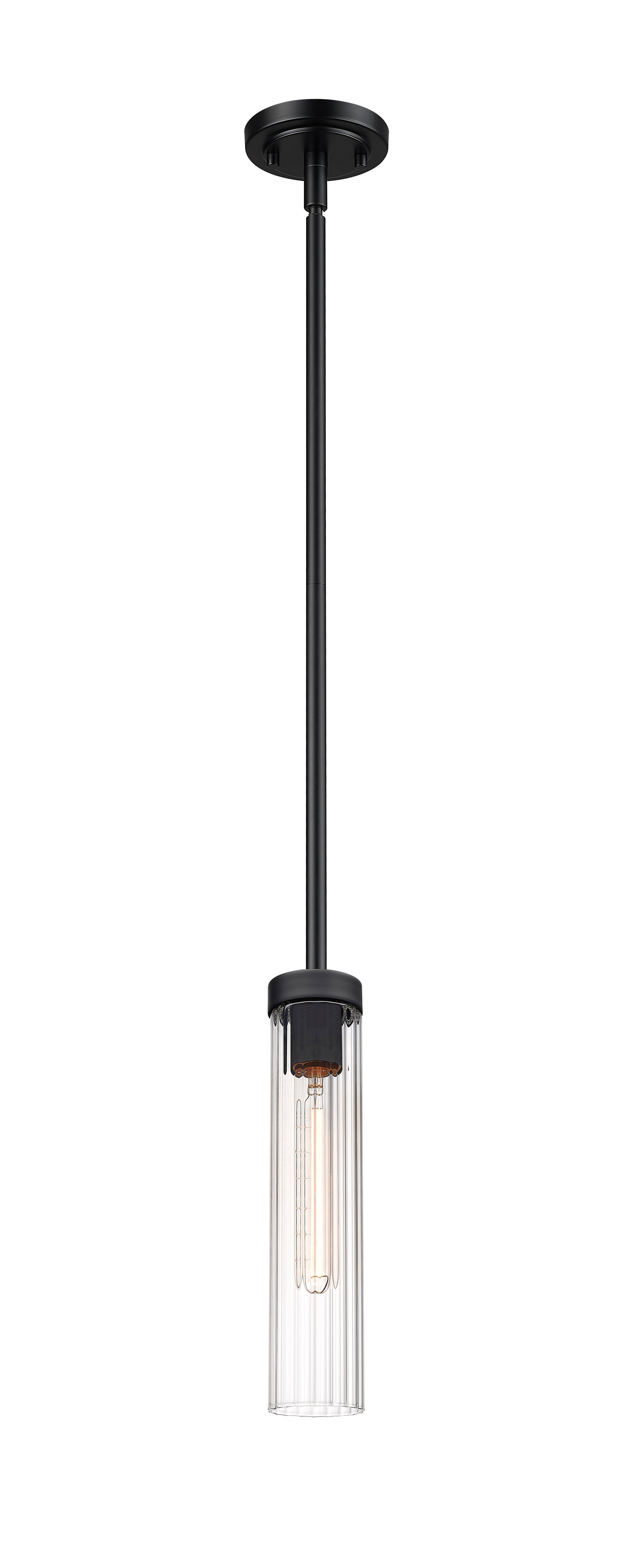 740P-ROD-MB - Beau 1 Light 5" Pendant - Matte Black