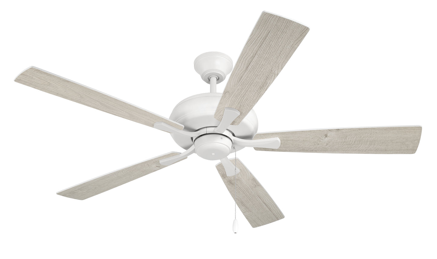 ECF52W5-WWOK - Eos 52" 5 Blade Ceiling Fan with Light Kit - White
