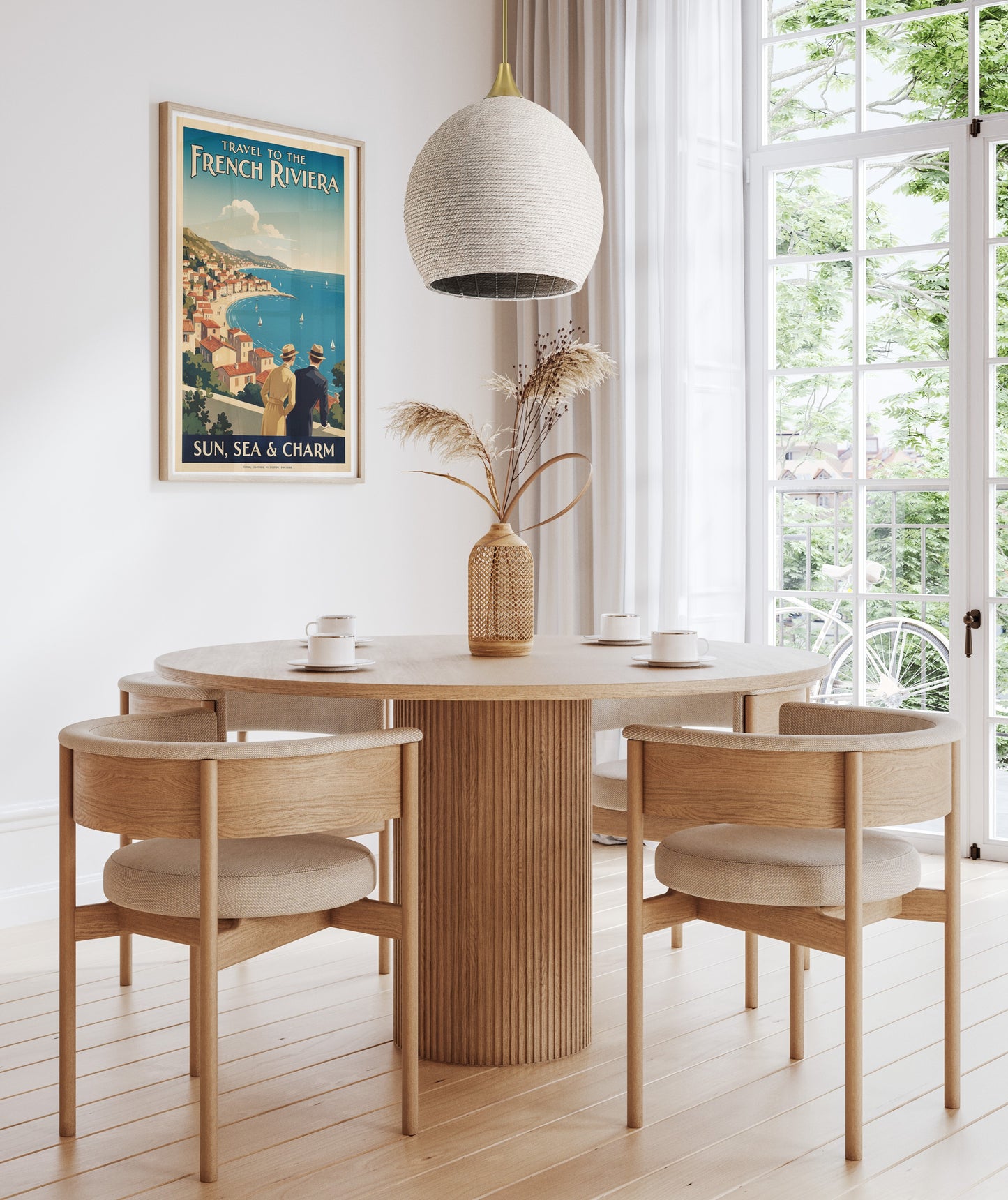 61391W-SB - Keira 1 Light 16" Wide Pendant - Satin Brass