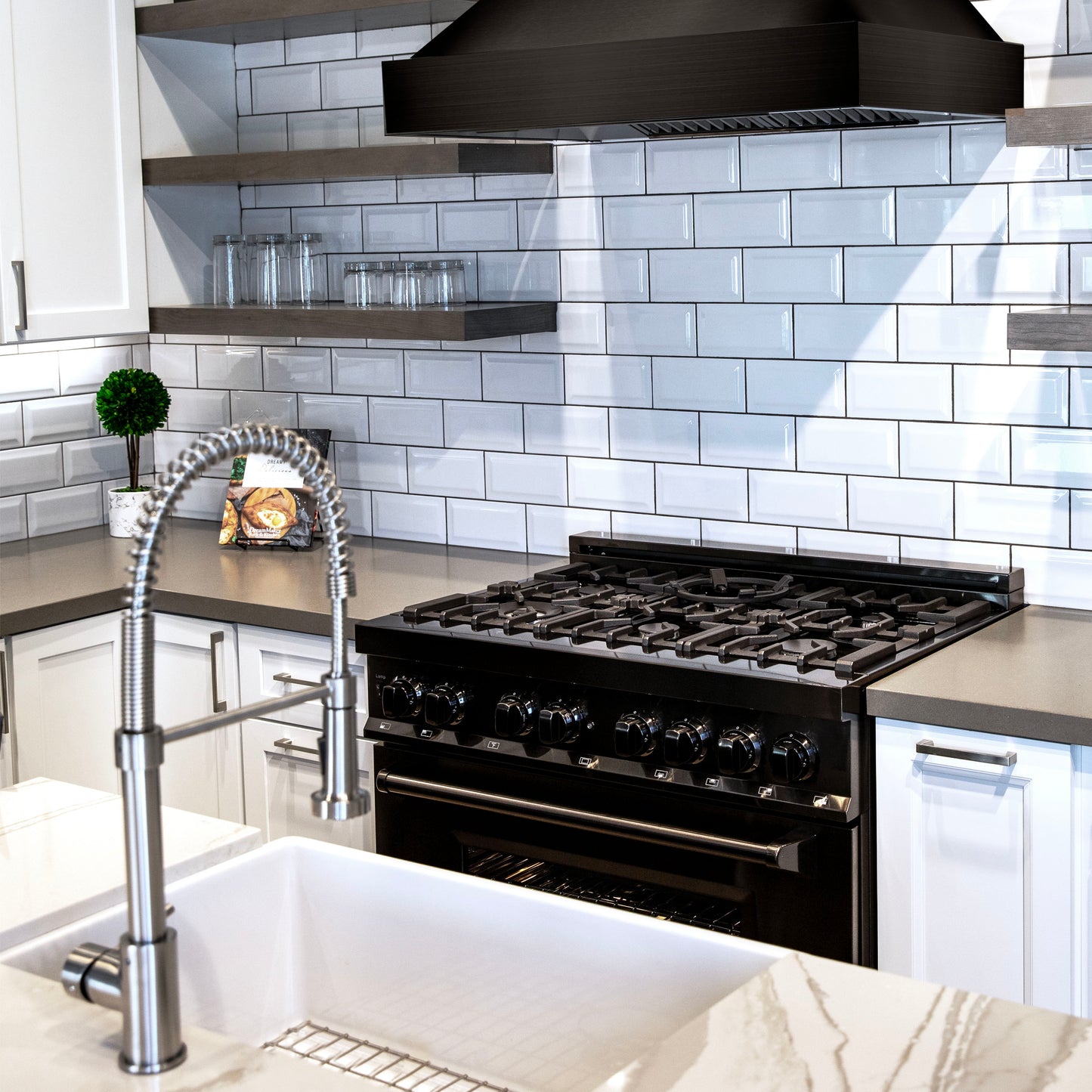 APL-KF-BN - Apollo Kitchen Faucet in Brushed Nickel