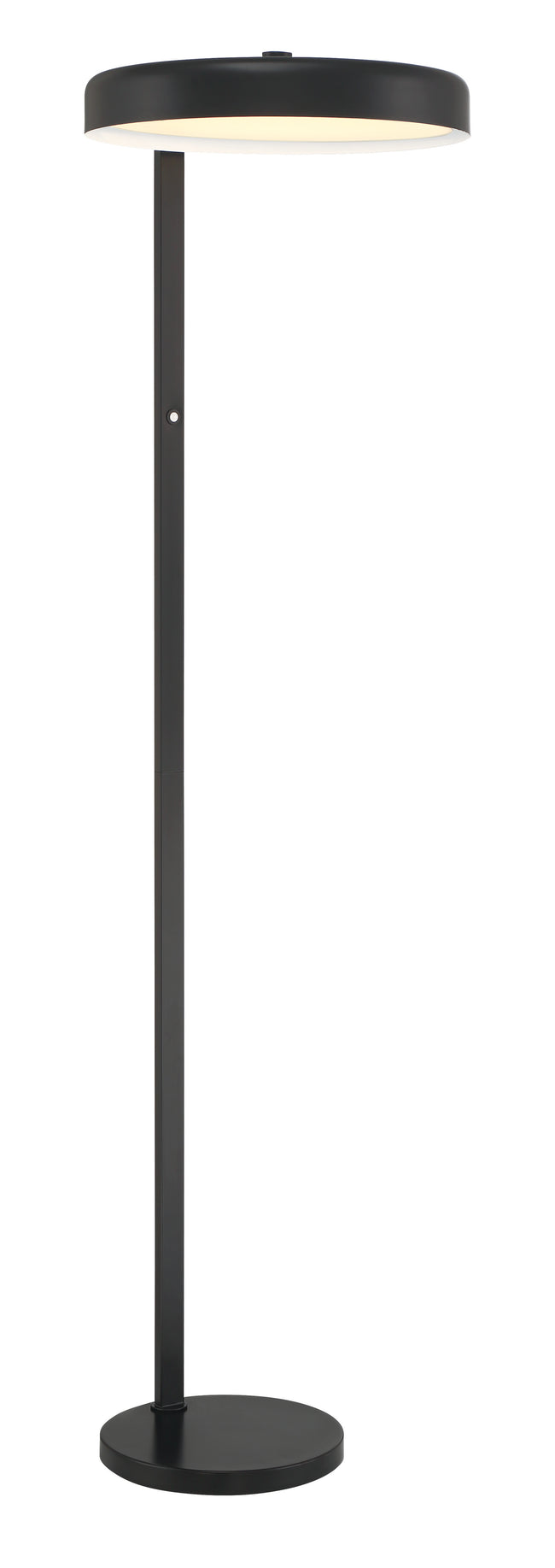 87025FB-F - Keeva 1 Light 57" High Floor Lamp - Flat Black