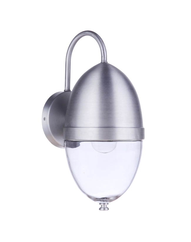 ZA3524-SA - Sivo 1 Light 15" High Outdoor Wall Lantern - Satin Aluminum