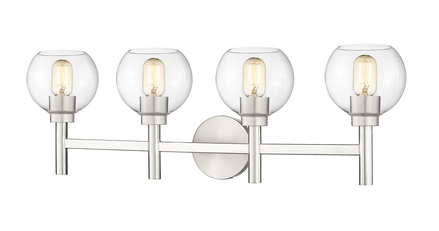 7502-4V-BN - Sutton 4 Light 32" Vanity - Brushed Nickel