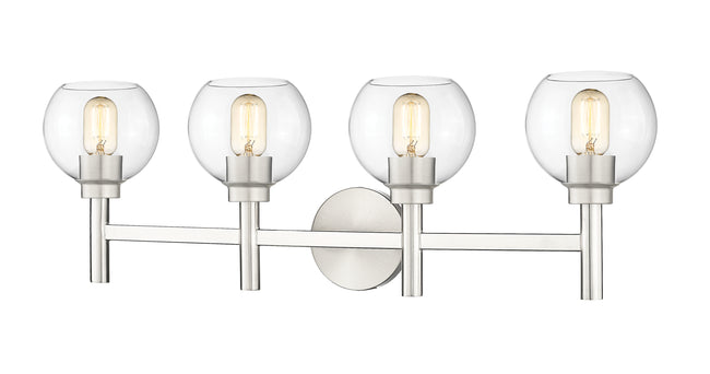 7502-4V-BN - Sutton 4 Light 32" Vanity - Brushed Nickel