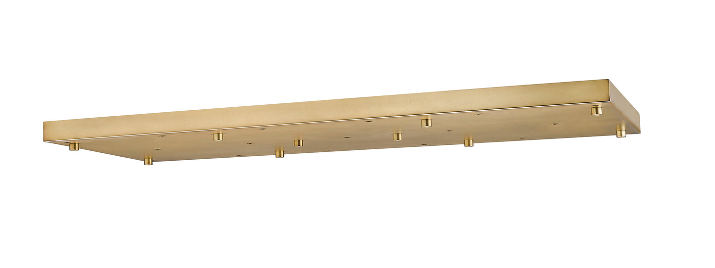 CP4217L-MGLD - Multi Point Canopy 17 Light Ceiling 18" Plate - Modern Gold