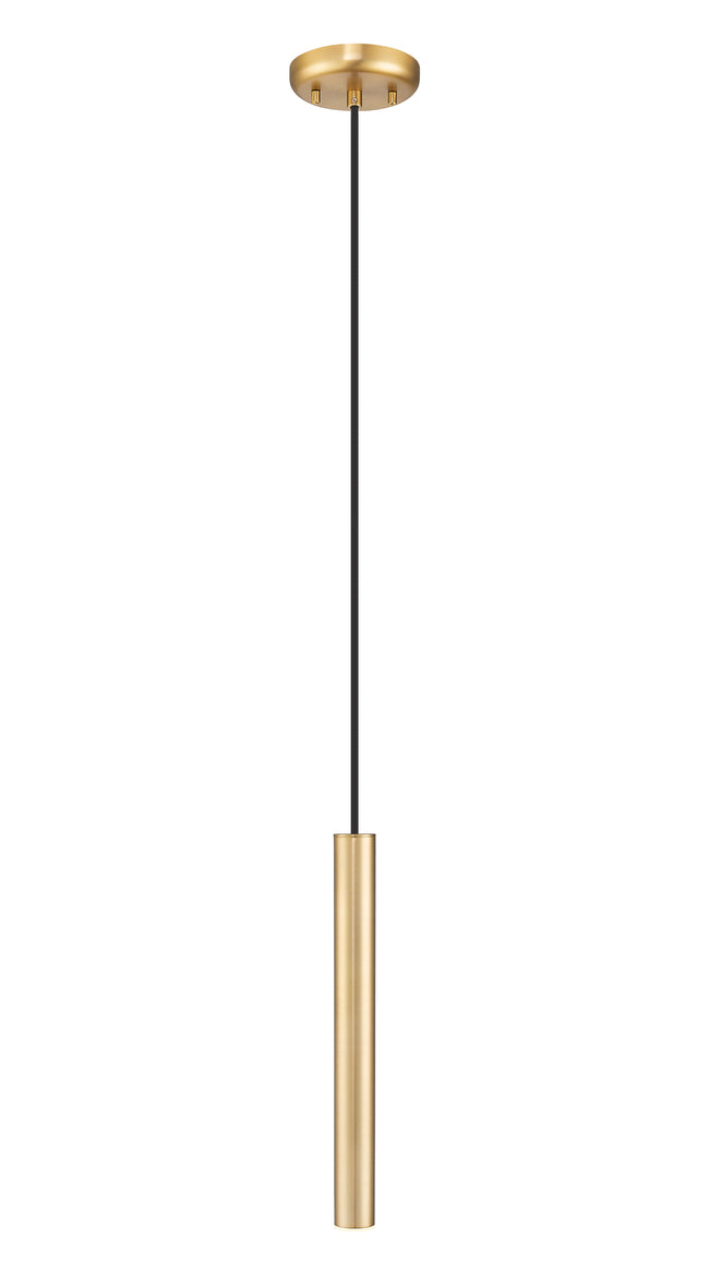 919MP12-MGLD-LED - Forest 1 Light Pendant 5" - Modern Gold