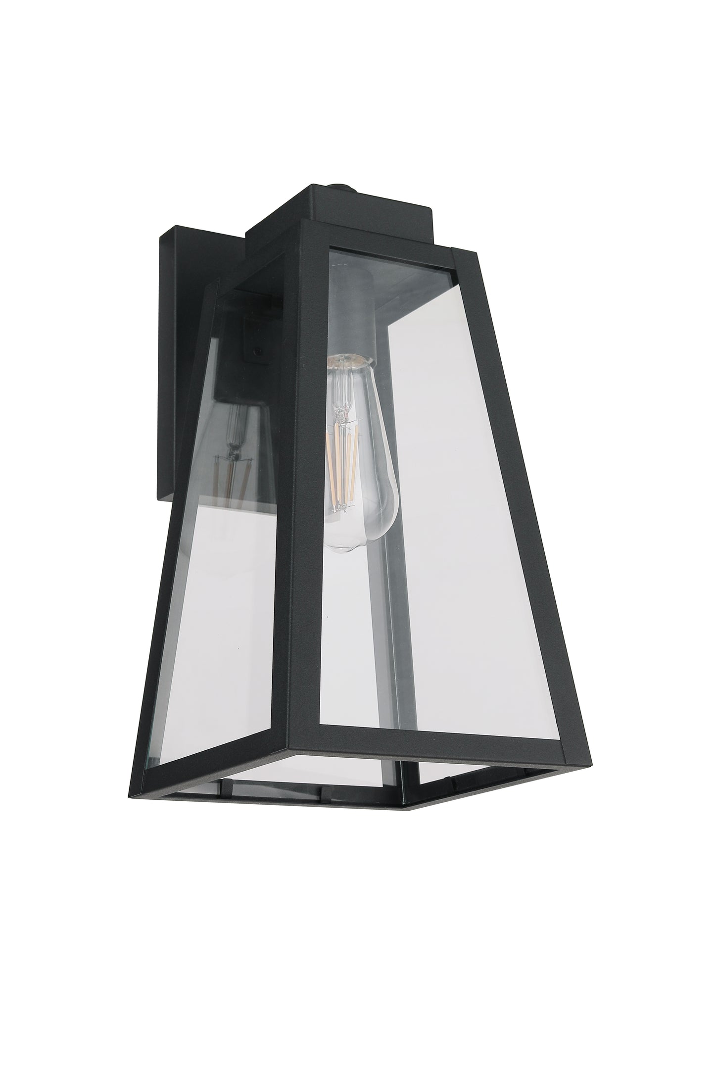 ZA6914-TB-PC - Sorano 1 Light 13.88" High Outdoor Wall Lantern - Textured Black