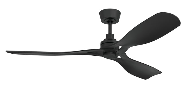 AMG52FB3 - Amigo 52" 3 Blade Indoor Outdoor Ceiling Fan with Light Kit - Flat Black