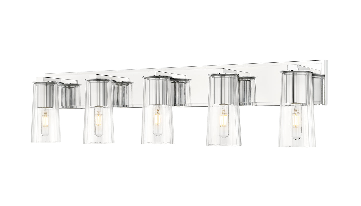 826-5V-CH - Titus 5 Light 40" Vanity - Chrome