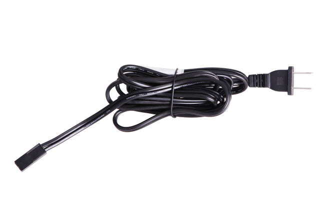 CPK11-PG6-BLK - Under Cabinet Puck 1" Wide Power Cord with Plug - Black