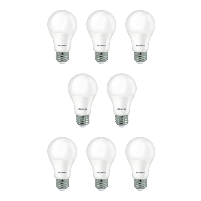 774232 - Frost A19 LED Light Bulb - 9 Watt - 4000K - 8 Pack