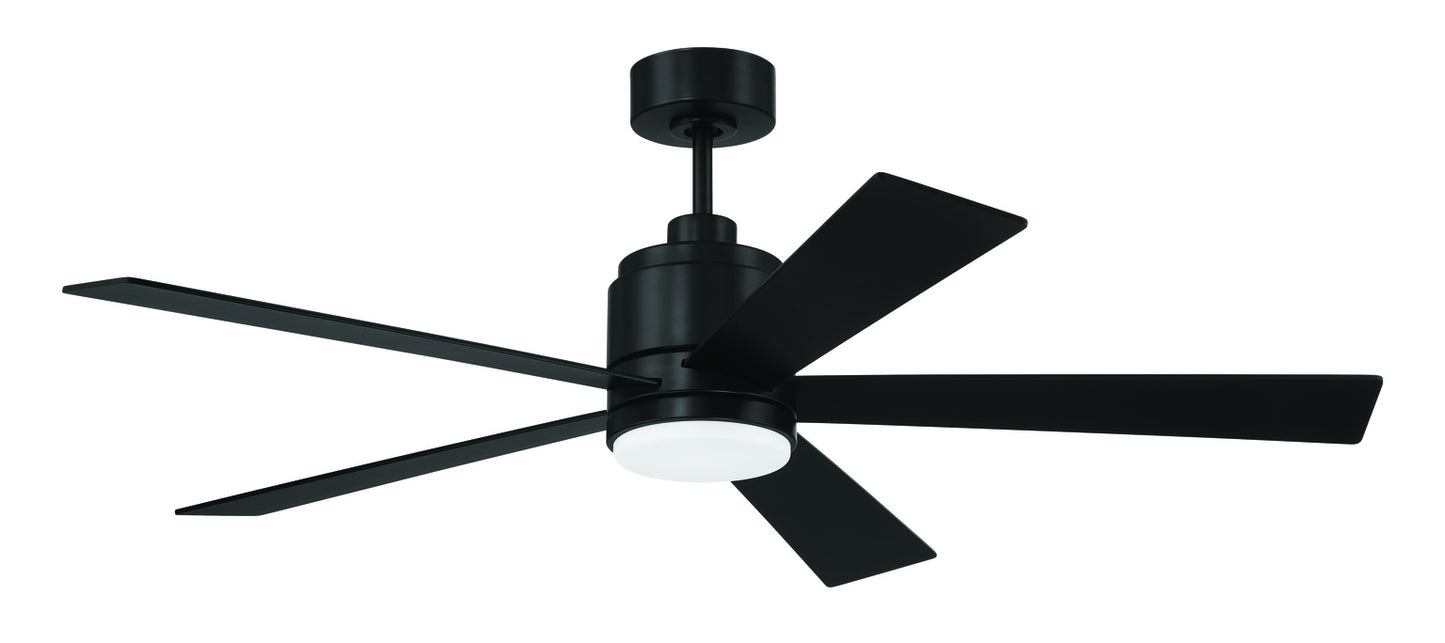 MCY52FB5 - McCoy 52 5 Blade 52" 5 Blade Ceiling Fan with Light Kit - Flat Black