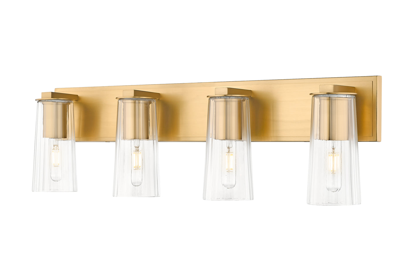 826-4V-MGLD - Titus 4 Light 32" Vanity - Modern Gold