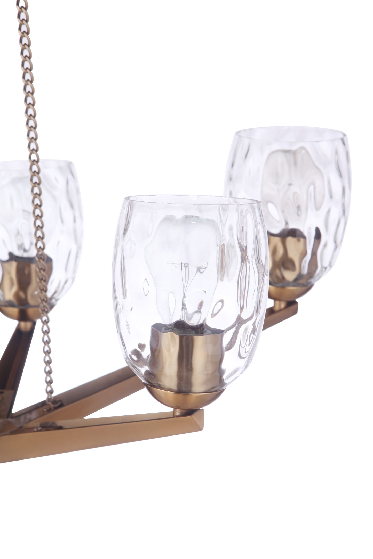 57326-SB - Guiding Star 6 Light 23" Wide Chandelier - Satin Brass