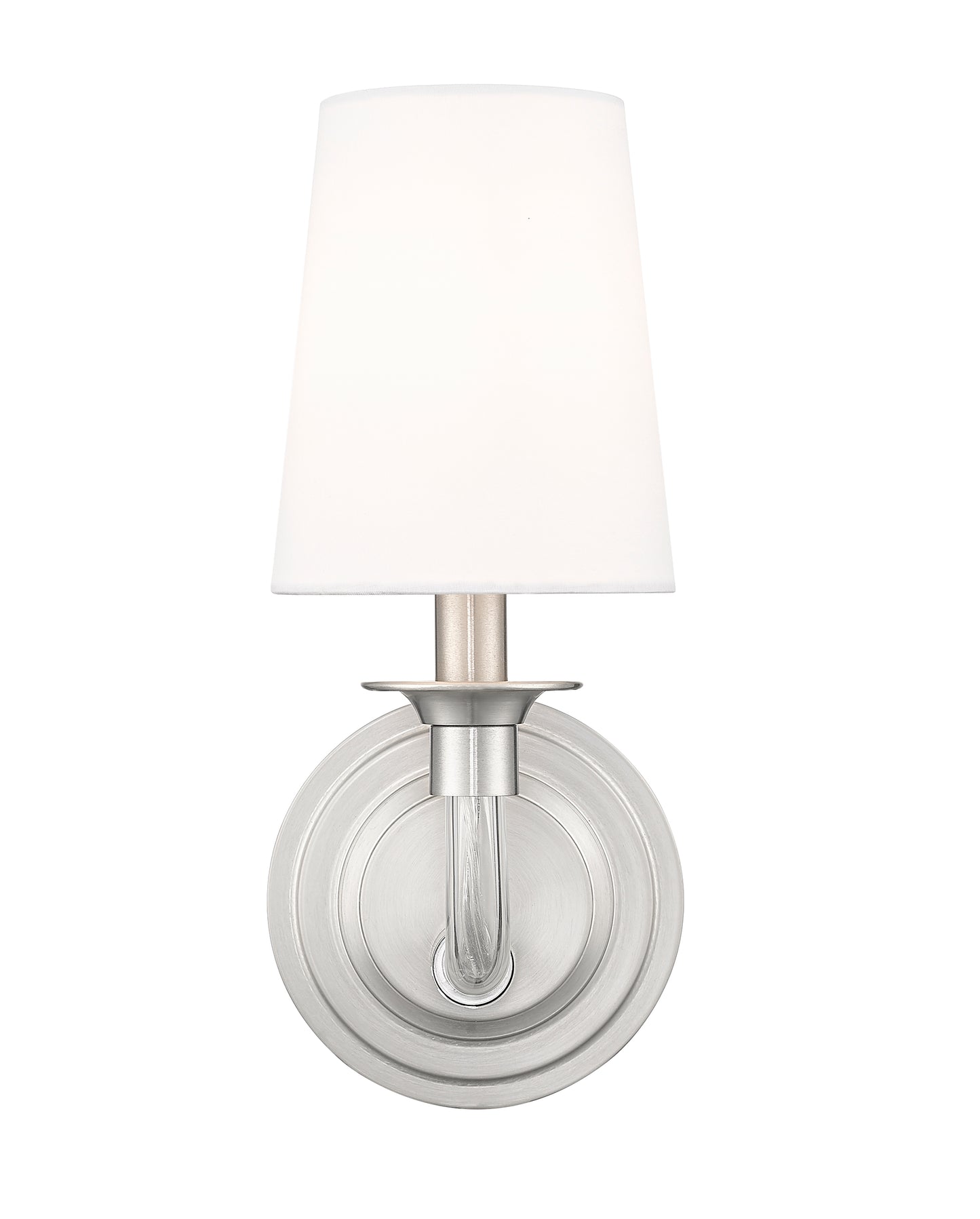 1950-1S-BN - Katerina 1 Light Wall 12" Sconce - Brushed Nickel