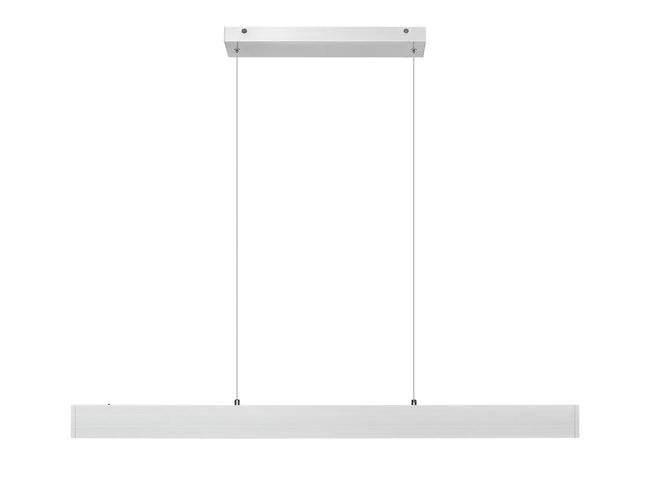 1016-45L-BN-LED - Hudson 1 Light Linear 45" Chandelier - Brushed Nickel