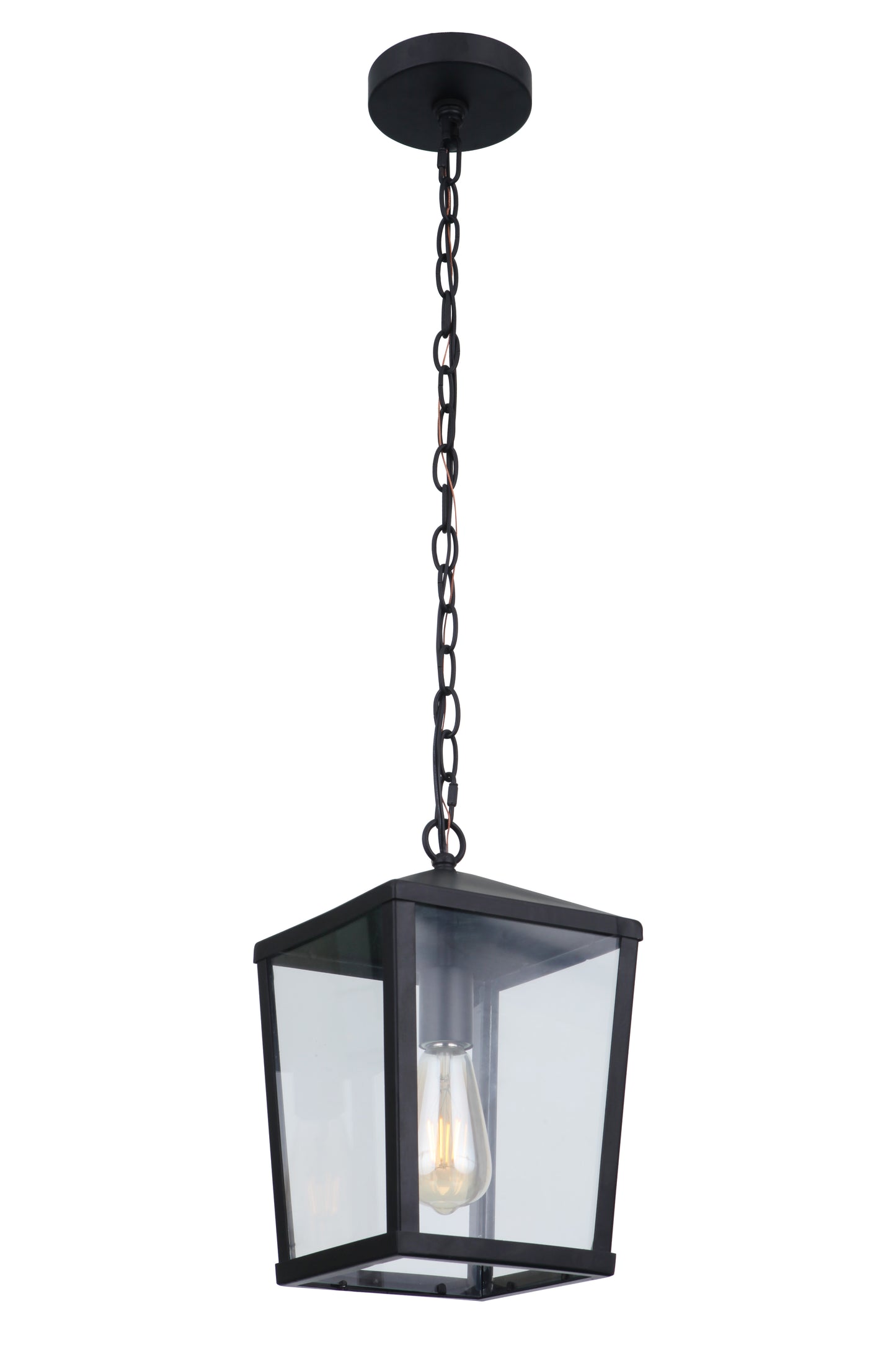 ZA4611-MN - Olsen 1 Light 8" Wide Outdoor Pendant - Midnight