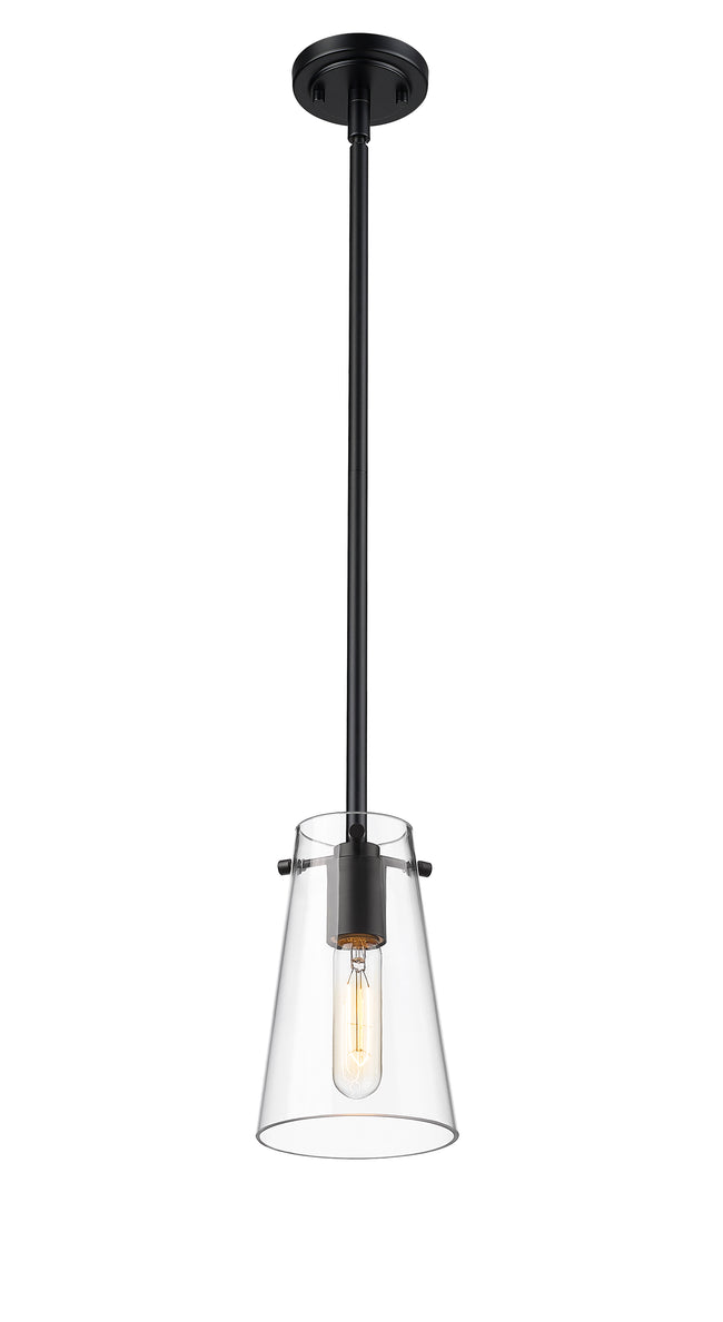 7508MP-ROD-MB - Kira 1 Light 5" Pendant - Matte Black