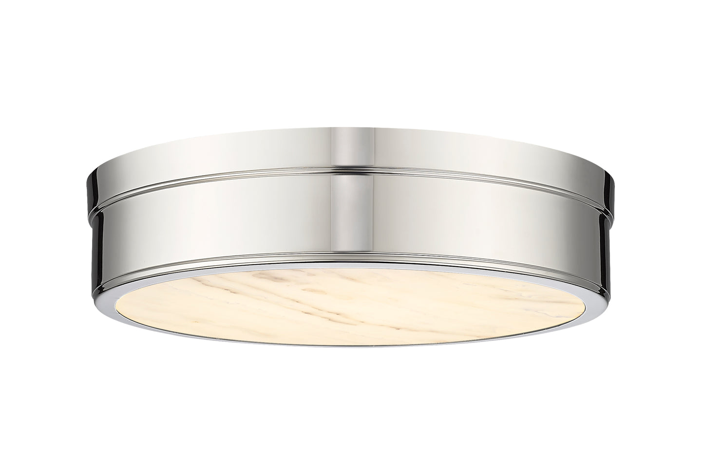 1944F15-PN-LED - Anders 1 Light Flush 15" Mount - Polished Nickel