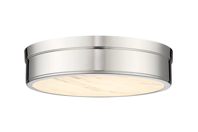 1944F15-PN-LED - Anders 1 Light Flush 15" Mount - Polished Nickel