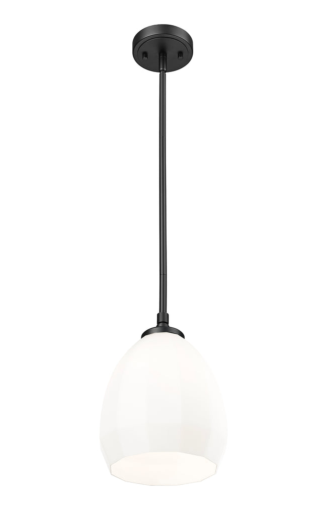 7004P8-MB - Oren 1 Light 8" Pendant - Matte Black