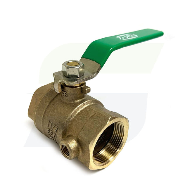 112-850TXL - 1-1/2" 850XL Full Port Bronze Ball Valve, Tapped