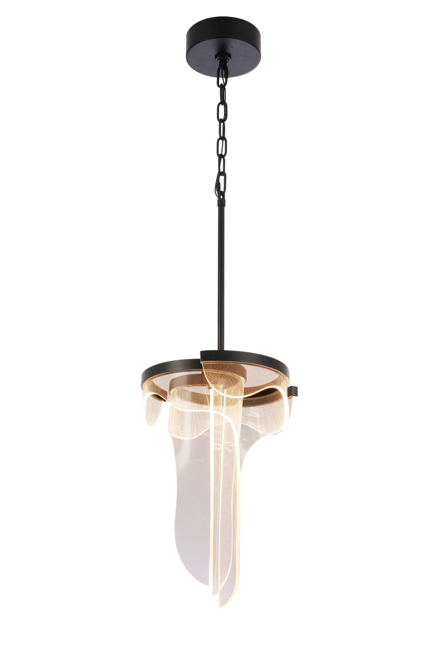 59693-FB-LED - Estrella 12.63" Wide Pendant - Flat Black