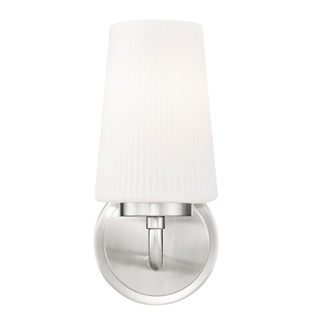 7005-1S-BN - Montford 1 Light Wall 10" Sconce - Brushed Nickel