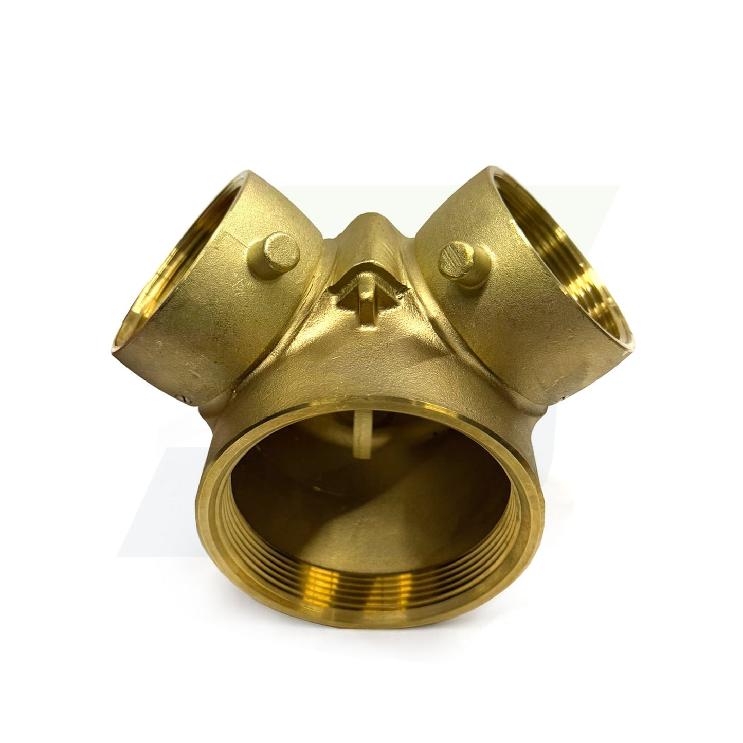 90ISCS4025F - 2-1/2" Single Clapper Siamese Connection Bottom Outlet