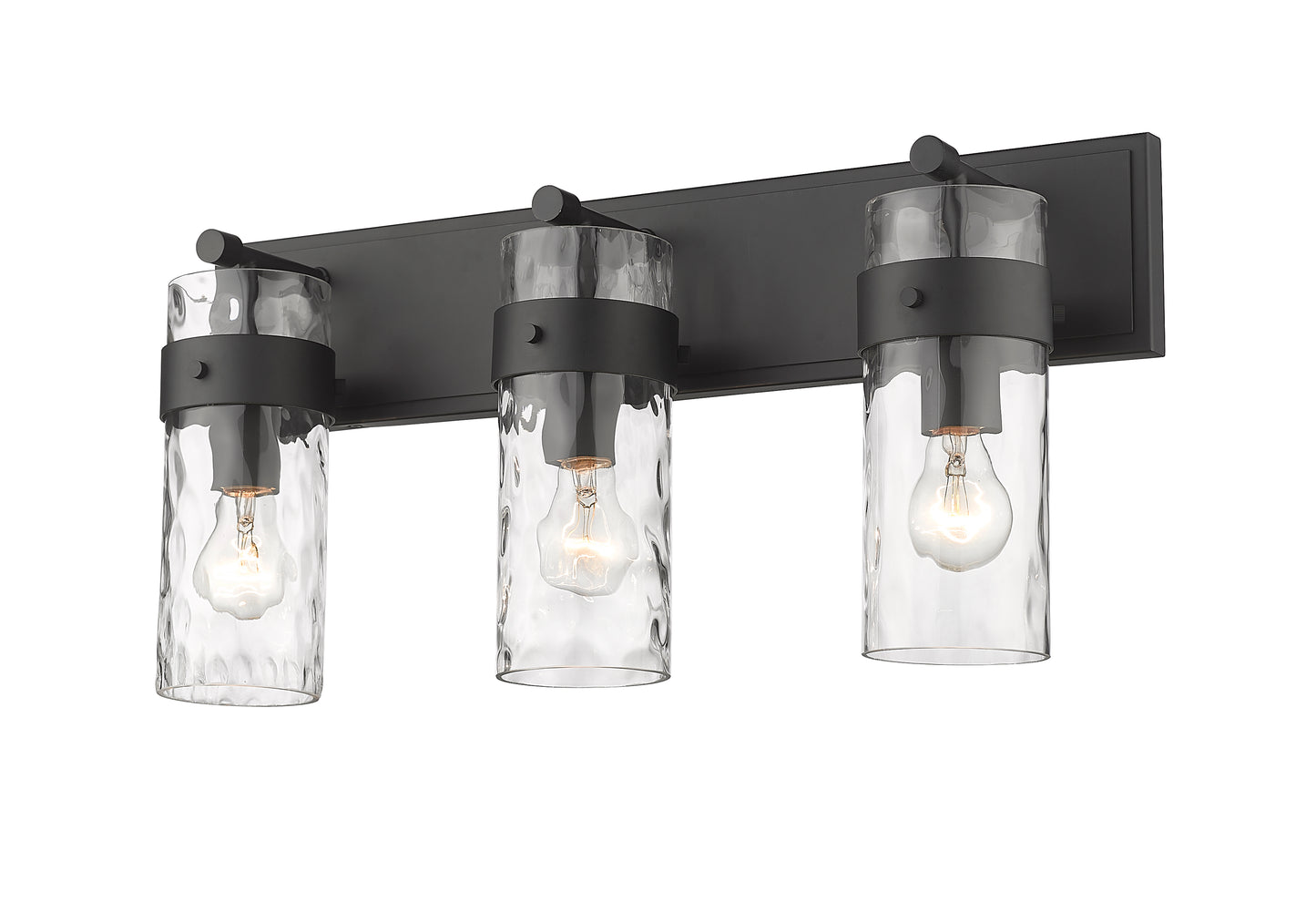3035-3V-MB - Fontaine 3 Light 24" Vanity - Matte Black
