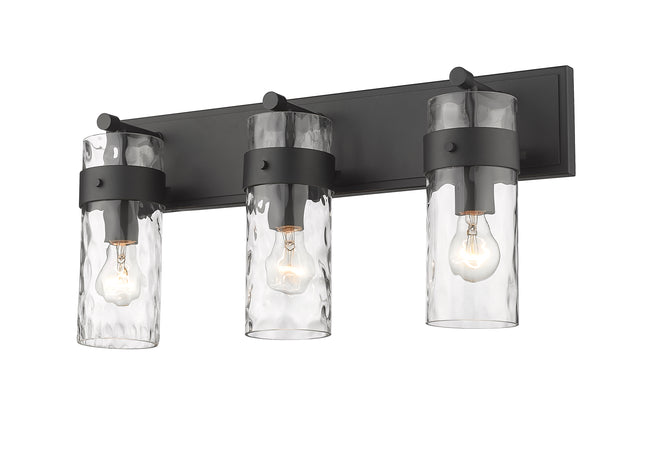 3035-3V-MB - Fontaine 3 Light 24" Vanity - Matte Black