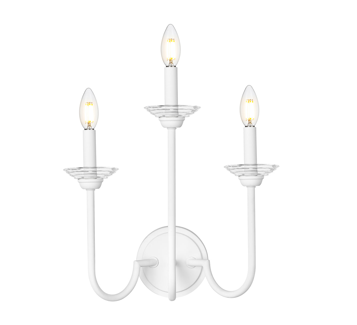 352-3S-TW - Allistair 3 Light Wall 16" Sconce - Tundra White